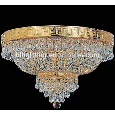 Flush mount ceiling lamp classic crystal lighting