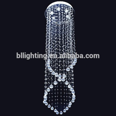 Fancy hanging banquet hall crystal clear industries lamps pendant light