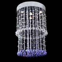 Home hanging modern crystal drops pendant light lighting lamp