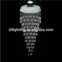 Indoor k9 crystal hanging shop pendant light lighting